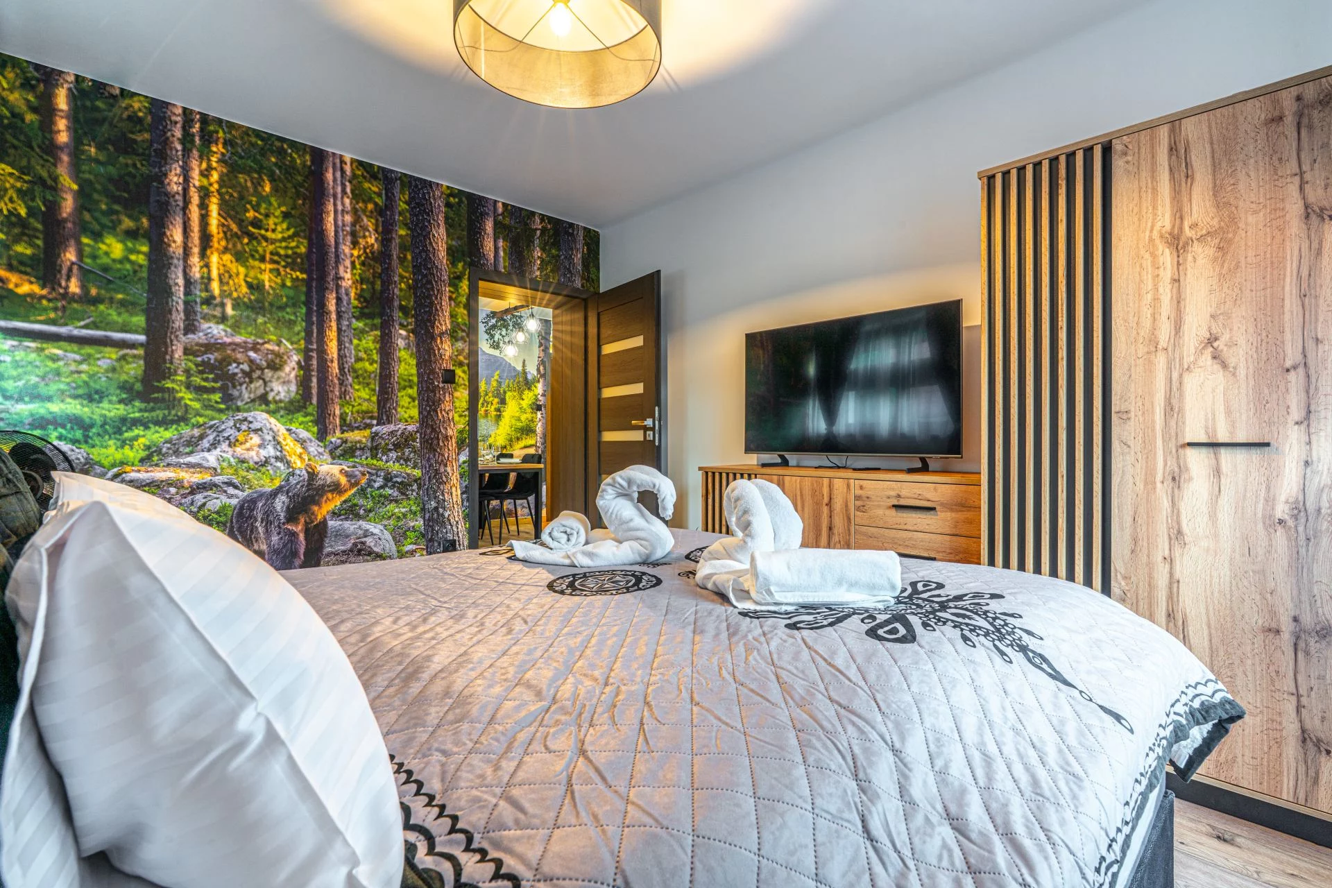 Apartament SEVEN nr1 z widokiem na Giewont & Sauna, Jacuzzi, Basen